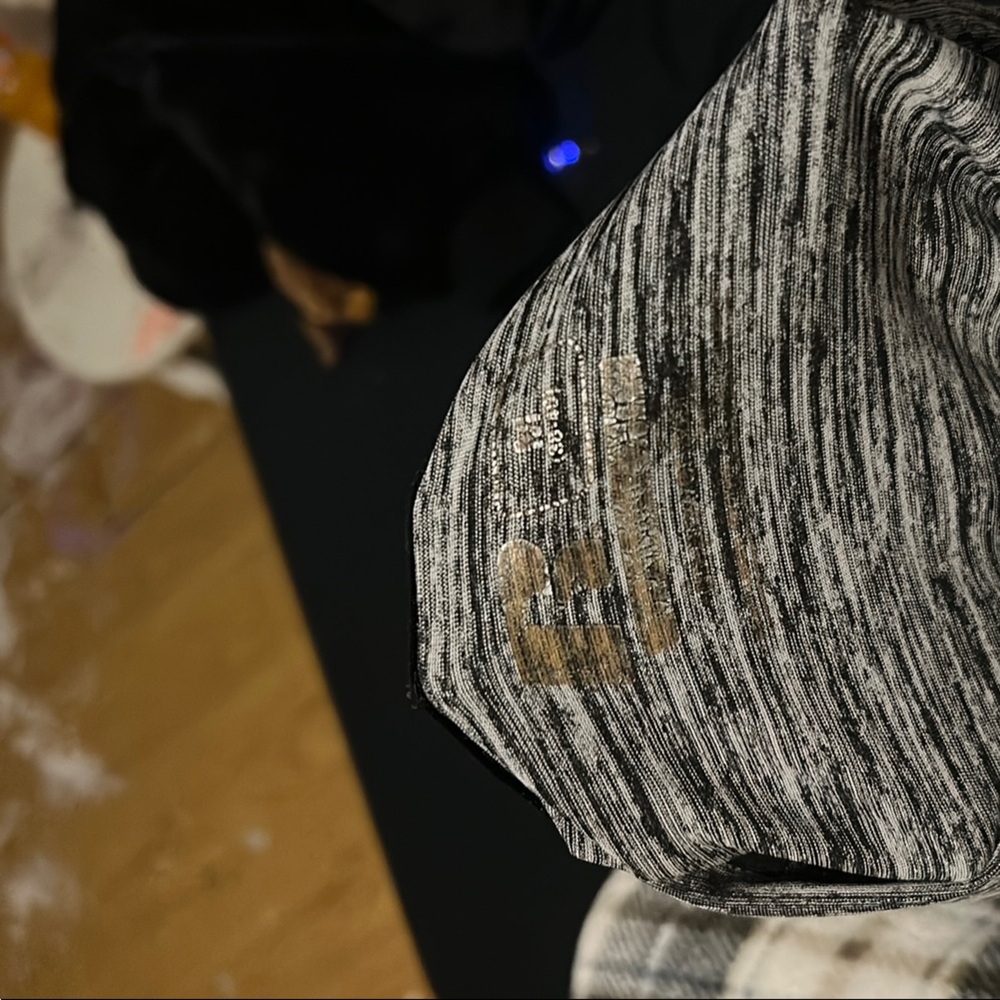 Men's Black and Gray Sweater
